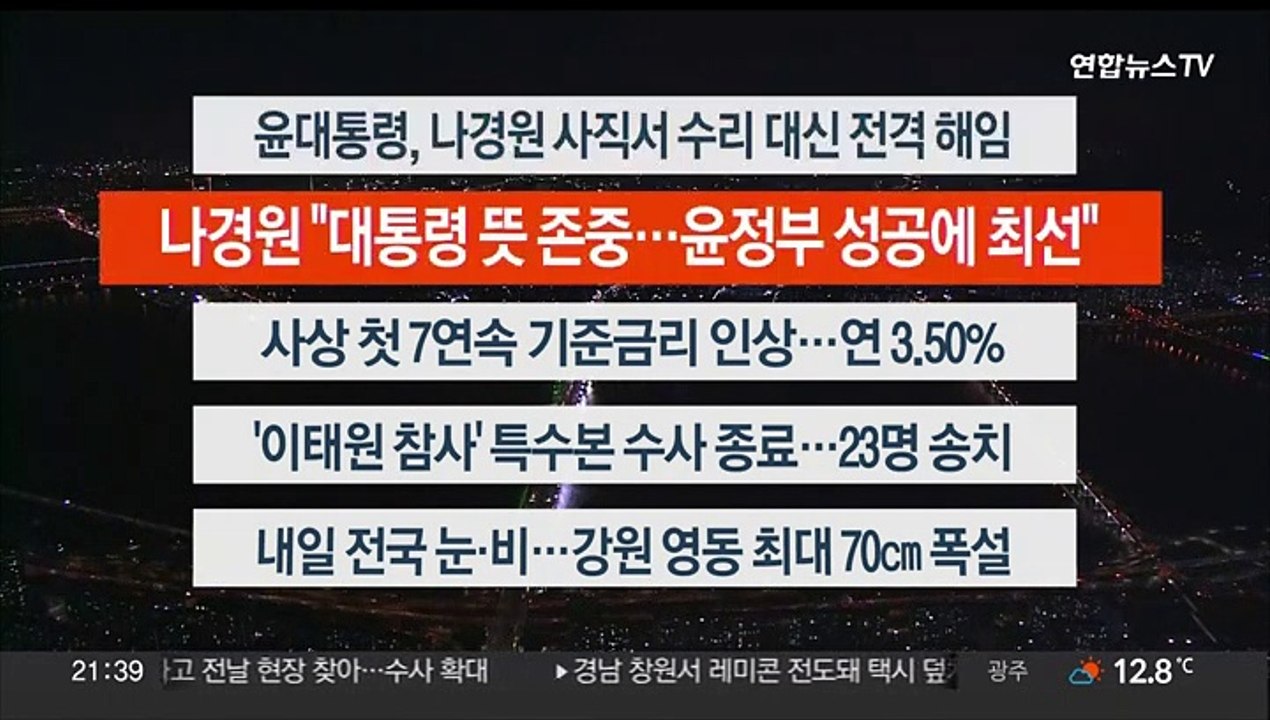 [이시각헤드라인] 1월 13일 뉴스투나잇1부