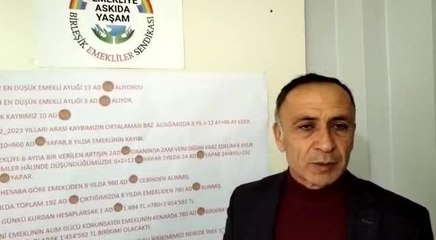 Birleşik Emekliler Sendikası Genel Başkanı Şengül: "Emeklinin Alım Gücü Korunsaydı, Bugün Kenarda 780 Çeyrek Altın Birikimi Olacaktı"