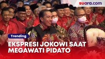 Gelagat Tak Nyaman Jokowi saat Megawati Pidato Terbaca Mardani, Gegara Dua Omongan Ini