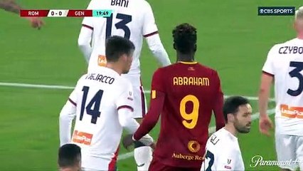 Roma 1-0 Genoa italy Cup Match Highlights & Goal