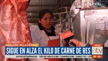 El precio de la carne de res sigue subiendo en La Paz