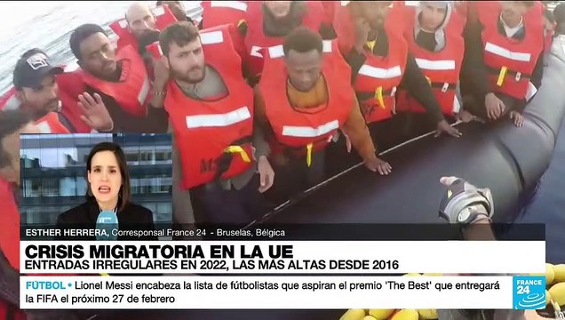 Informe desde Bruselas: ingresos irregulares a la UE en 2022, los más altos desde 2016