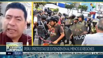 Perú: Protestas se extienden en al menos 10 regiones