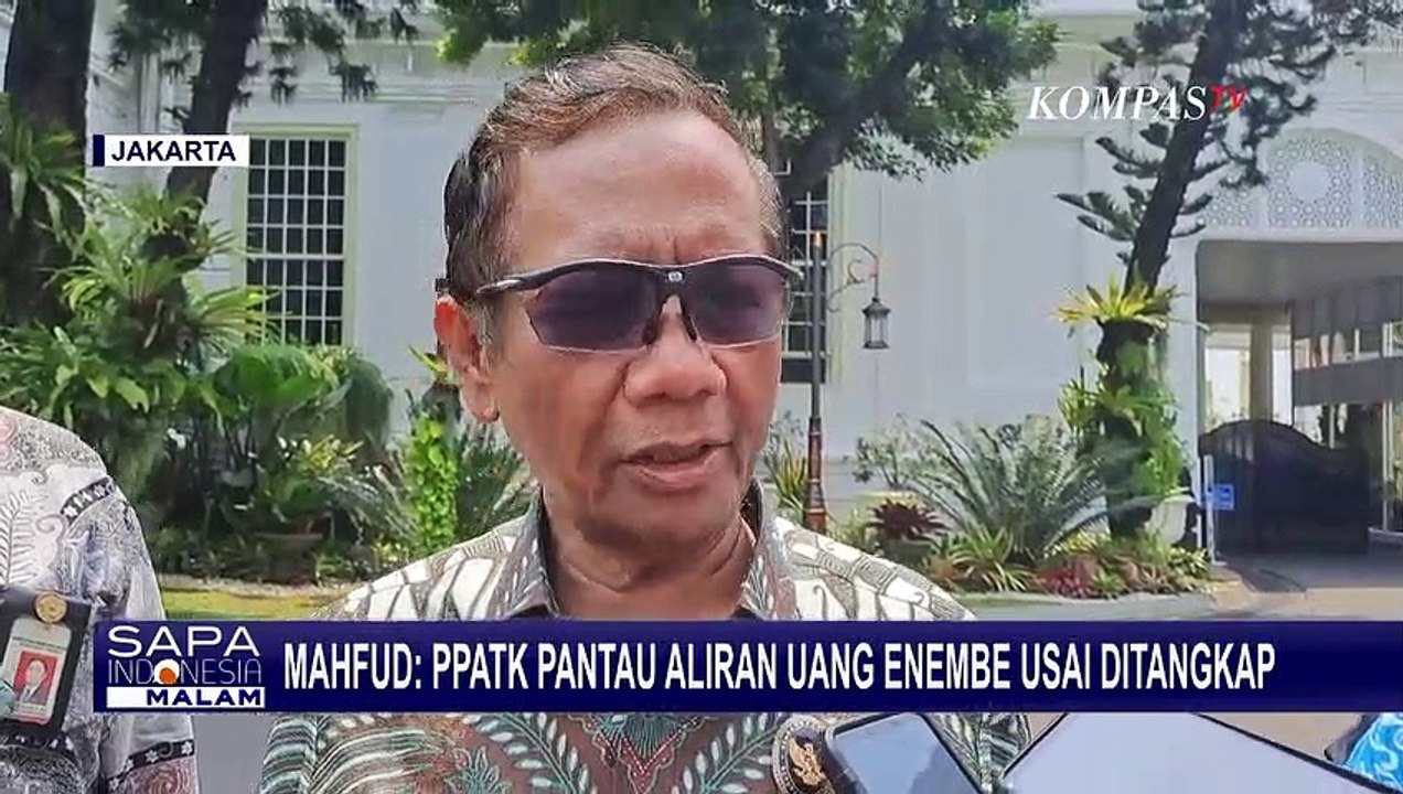 Mahfud MD: Aliran Uang Lukas Enembe Kini Dipantau PPATK!