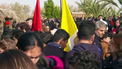 نحو 5 آلاف كاثوليكي يحجون الى "المغطس" على نهر الاردن