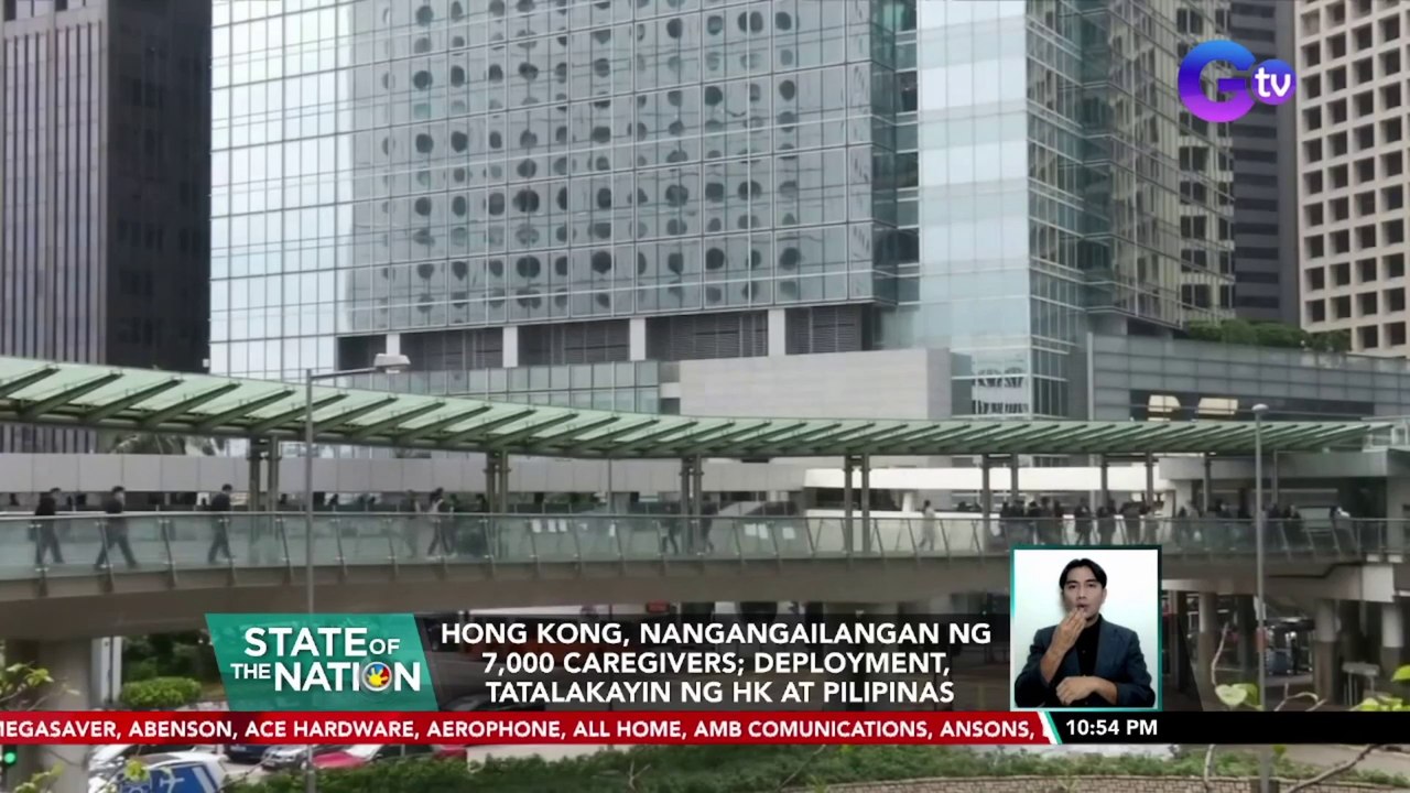 Hong Kong, nangangailangan ng 7,000 caregivers;...