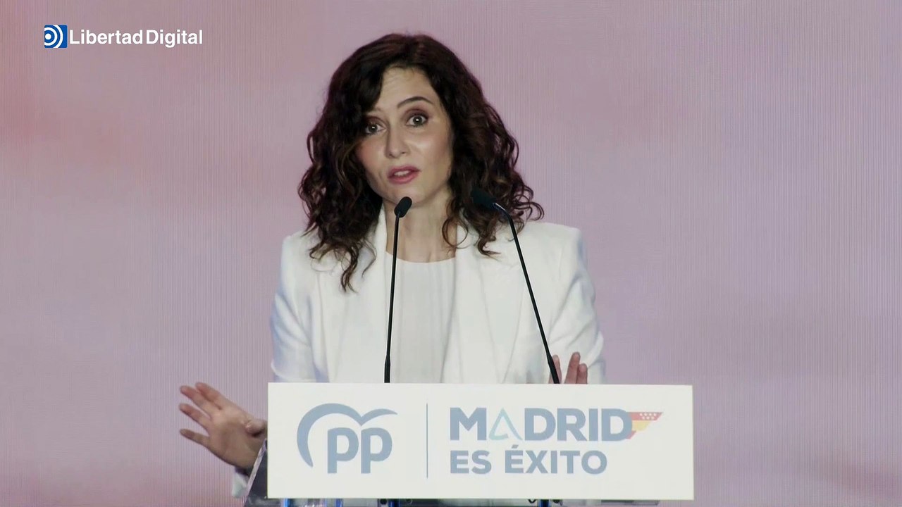 Ayuso desafía a Belarra y anuncia que mantendrá el nombre de "familias numerosas"