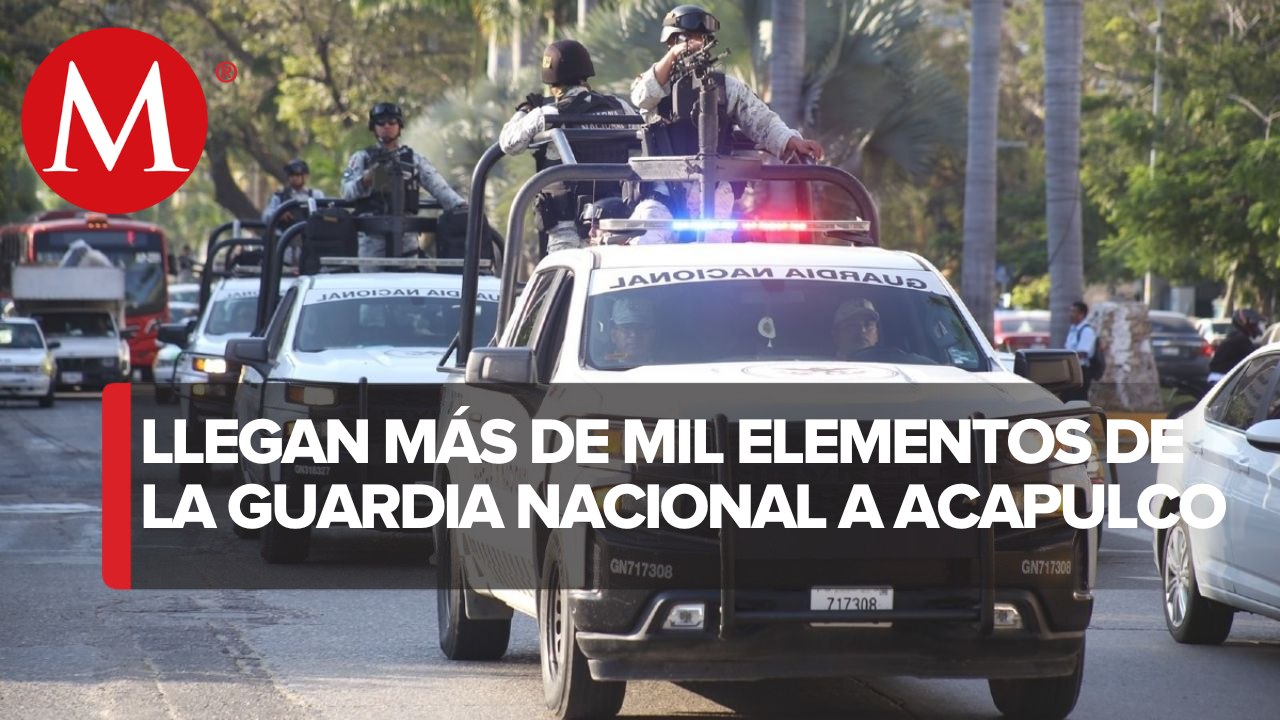 Llegan elementos de la Guardia Nacional a Acapulco tras recientes asesinatos