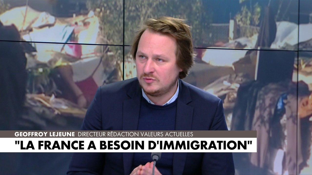 Geoffroy Lejeune : «Nous subissons une immigration de peuplement, du regroupement familial et d’asile»