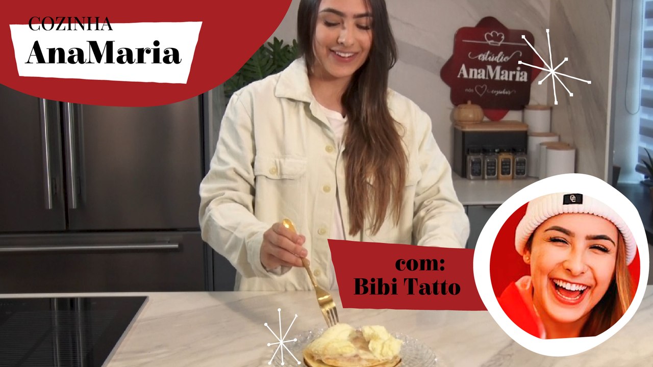 CAFÉ DA MANHÃ COM PANQUECA ESTILO AMERICANA