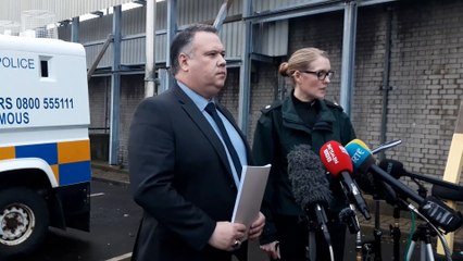 SHANE WHITLA MURDER PSNI PRESS CONFERENCE LURGAN