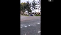 Il tente un petit Drift avec sa BMW... et se rate complètement