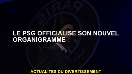 Le PSG formalise son nouveau tableau d'organisation