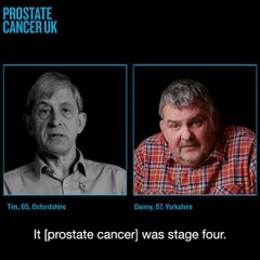 Two men share their experiences of prostate cancer