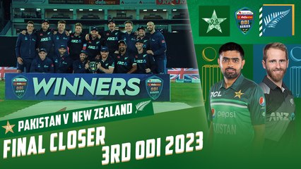 Final Closer | Pakistan vs New Zealand | 3rd ODI 2023 | PCB | MZ2T