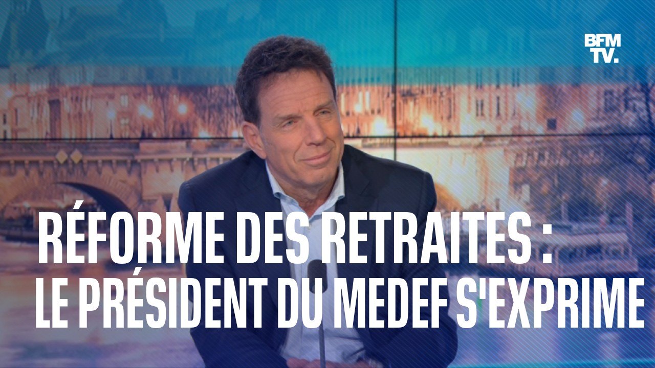 Réforme des retraites: l'interview intégrale du président du Medef, Geoffroy Roux de Bézieux
