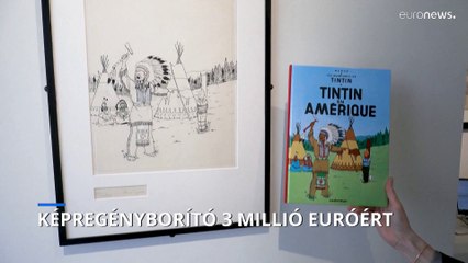3 millió euró egy belga képregény borítójáért