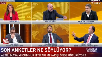 Anket firması sahipleri canlı yayında kavga etti