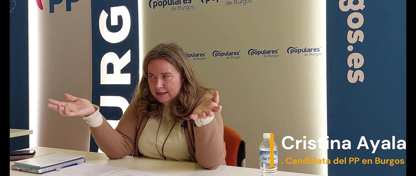 Cristina Ayala. Candidata del PP en Burgos. 3
