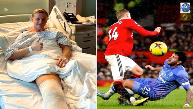 Man Utd injury blow with Donny Van de Beek out for SEASON after horror knee injury vs Bournemouth