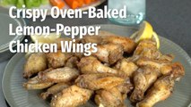 How To Make Crispy Oven-Baked Lemon-Pepper Chicken Wings