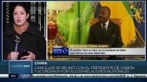 Canciller de China y presidente de Gabón acuerdan fortalecer nexos bilaterales