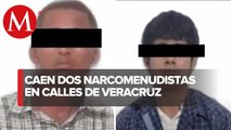 Presuntos narcomenudistas fueron detenidos en Veracruz; portaban más de 60 dosis de marihuana