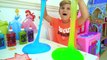 Diana and Roma Learn to share toys. Funny stories about slime