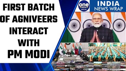 下载视频: PM Modi interacts with first batch of Agniveers via video conference | Oneindia News *News