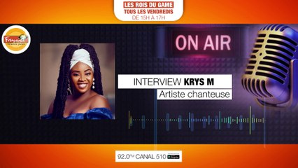 "La petite interview" avec Krys M dans #LesRoisDuGame sur FREQUENCE 2