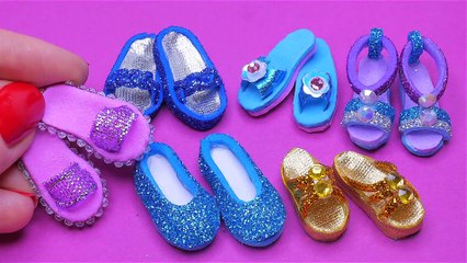 6 DIY Barbie Shoes and Sandals
