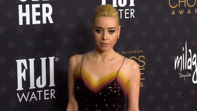 Aubrey Plaza 2023 Critics Choice Awards Red Carpet Arrivals