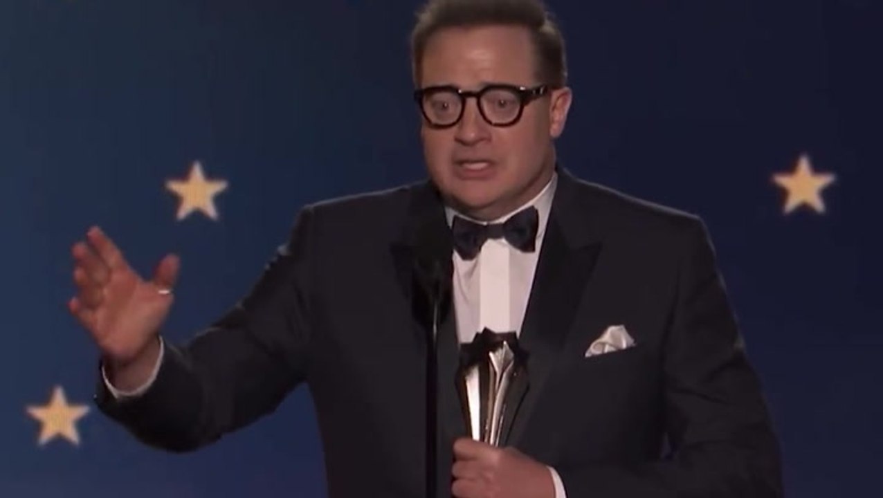 Critics Choice Awards: Brendan Fraser breaks down as he wins Best Actor for The Whale