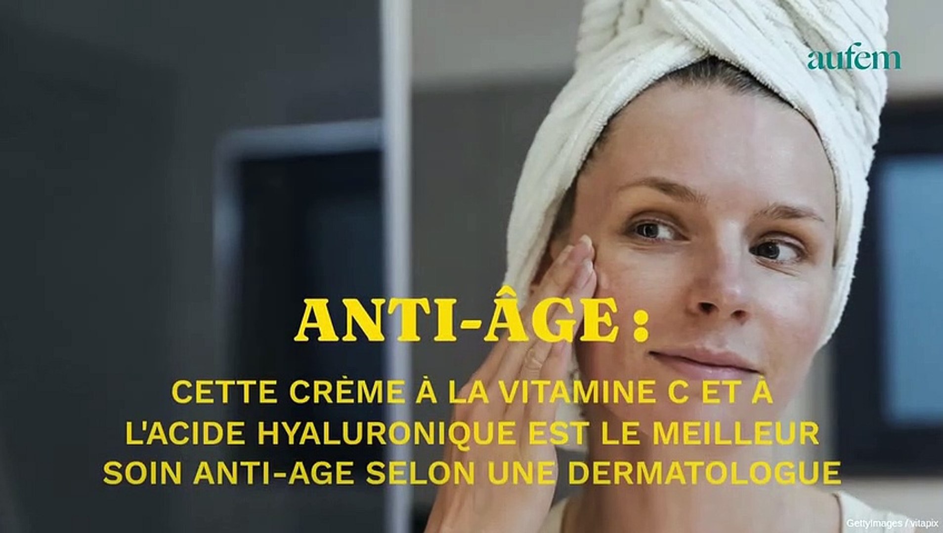 Cette crème à la vitamine C et acide hyaluronique est le meilleur soin anti- âge selon une dermatologue - Vidéo Dailymotion