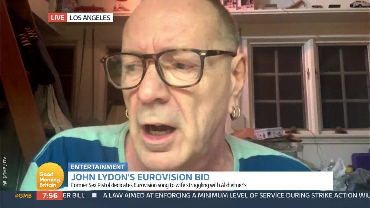John Lydon bids to represent Ireland at Eurovision in tribute to wife