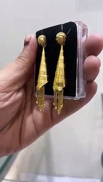 Designer Gold Earrings Design - Earrings - Zosa Jewelry