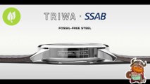 Triwa x SSAB - Time for decarbonization - A fossil-free steel watch