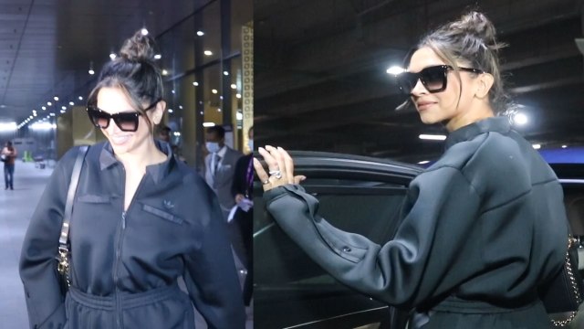 Deepika Padukone Pathaan की रिलीज से पहले हुईं स्पॉट, दिखाया Stylish Airport Look | FilmiBeat