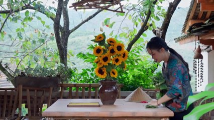 Fresh kiwi fruit and roasted goat in winter - Street Food Asia