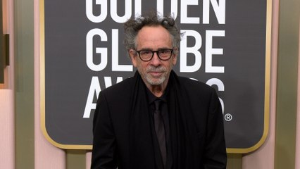 Tim Burton 2023 Golden Globes Arrivals