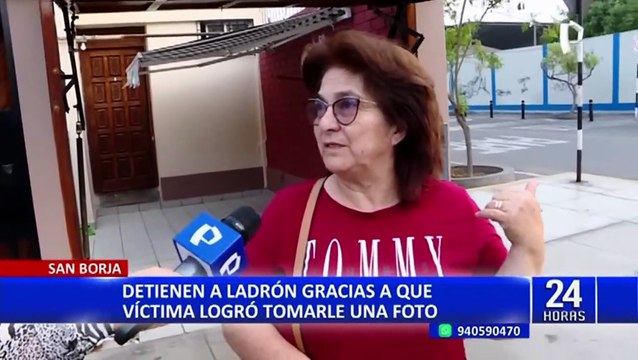 San Borja: Capturan a delincuente que robaba celulares en las afueras del Ministerio de Cultura