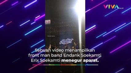 Erix Soekamti Soal Marahi Aparat Keamanan Saat Konser
