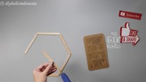 DEKORASI RUMAH YANG SIMPLE _ POPSICLE STICK IDEAS WALL HANGING _ IDE KREATIF DARI STIK ES KRIM