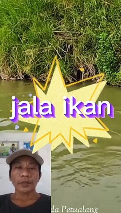Jala ikan di sungai