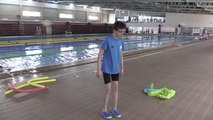 Avrupa şampiyonu görme engelli yüzücünün hedefi olimpiyatlar