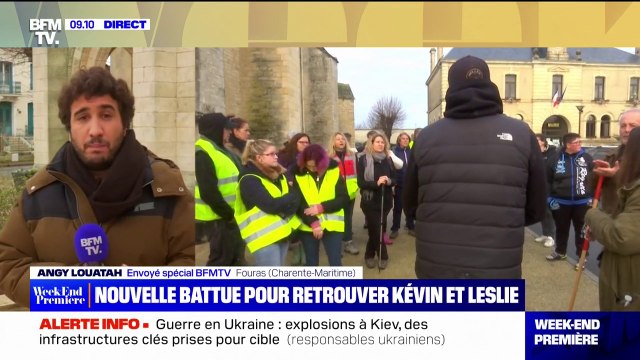50 jours après leur disparition, une battue est organisée à Fouras, en Charente-Maritime, pour retrouver la trace de Leslie et Kévin