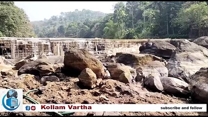 മുക്കടവ് ആറ്റിലെ തടയണയുടെ നിർമ്മാണം പുരോഗമിക്കുന്നു ;ആശ്വാസത്തിൽ ജനങ്ങൾ