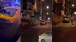 İstanbul’da 2 taksiye taşlı saldırı kamerada: 1 yaralı