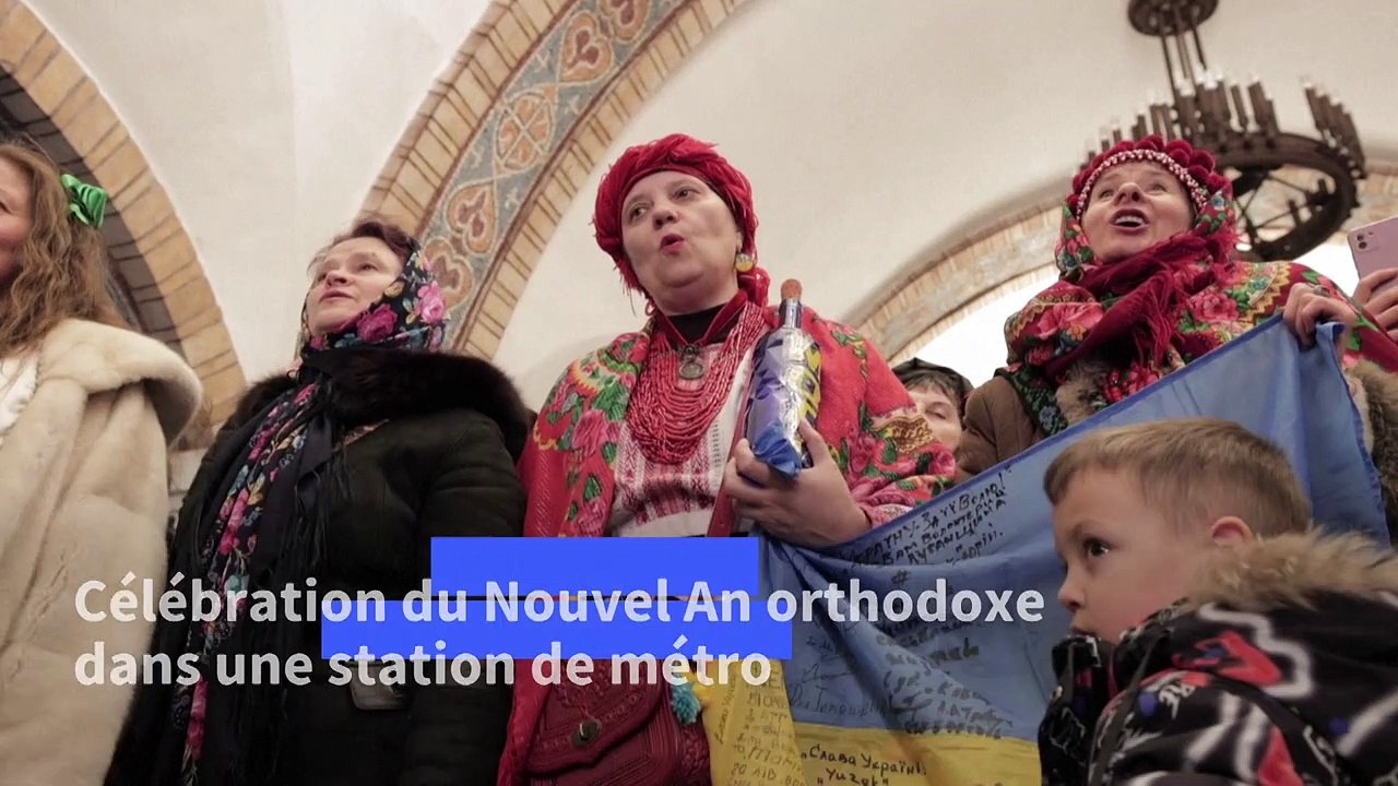A Kiev, le Nouvel An orthodoxe célébré dans un...