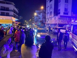 Otomobile çarpan elektrikli bisiklet sürücüsü ölümden döndü